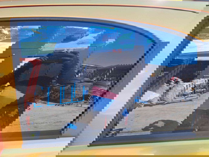 Geam usa stanga spate Fiat Panda (169) [Fabr 2003-2012] OEM