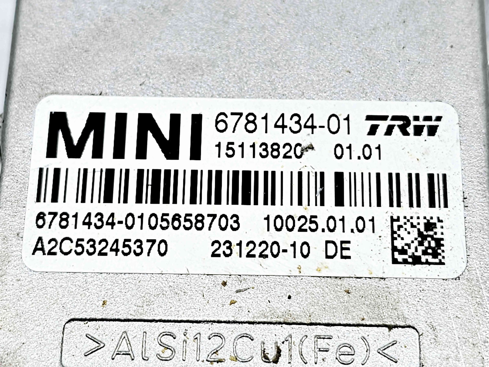 Senzor acceleratie MINI Cooper (R56) [Fabr 2006-2014] 6781434 - imagine 3