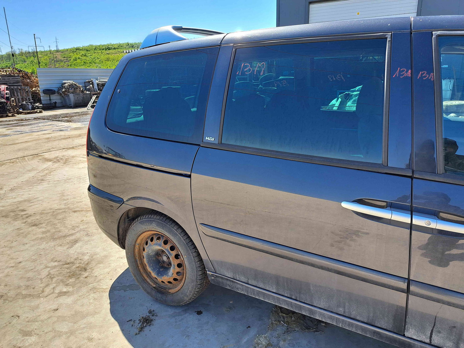 Usa dreapta spate Peugeot 807 [Fabr 2002-2008] EYJ - imagine 3