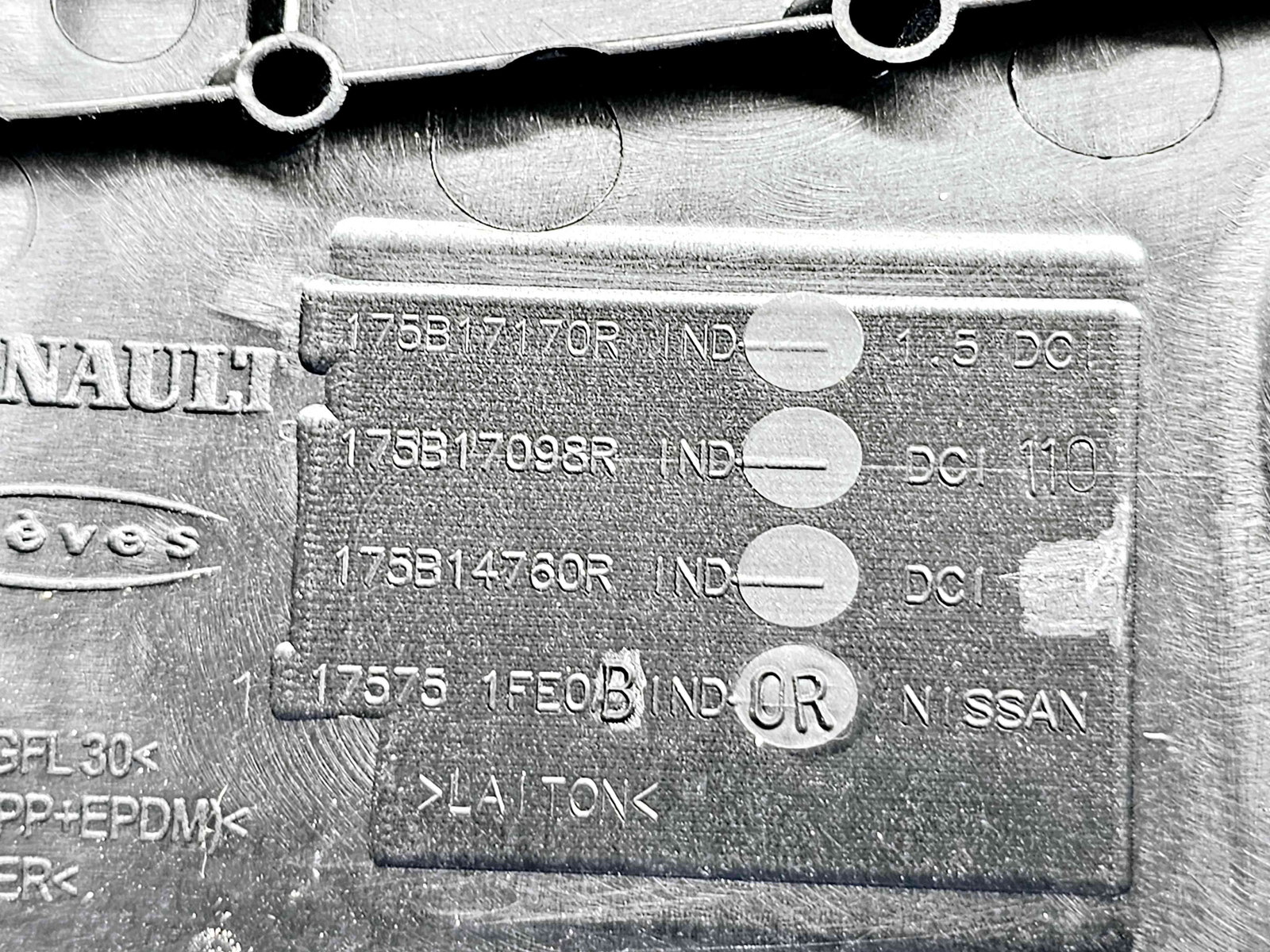 Capac motor Renault Megane 3 (B95) [Fabr 2008-2016] 175B17098R 1.5 DCI K9K837 81KW / 110CP - imagine 5