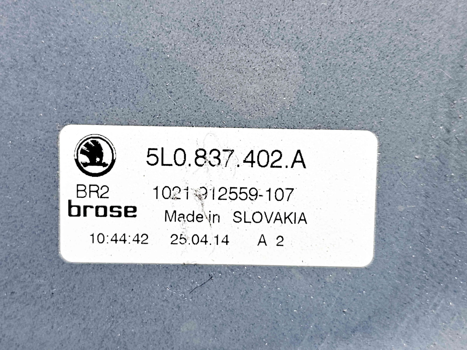 Macara electrica geam dreapta fata Skoda Yeti (5L) [Fabr 2009-2020] 5L0837402A - imagine 3