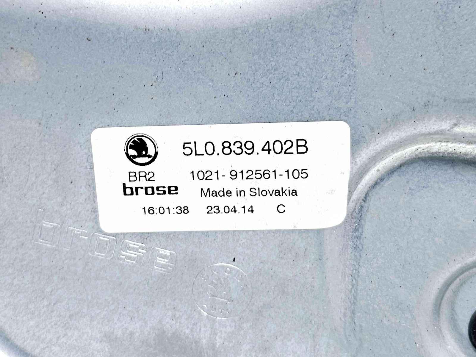 Macara electrica geam dreapta spate Skoda Yeti (5L) [Fabr 2009-2020] 5L0839402B - imagine 3