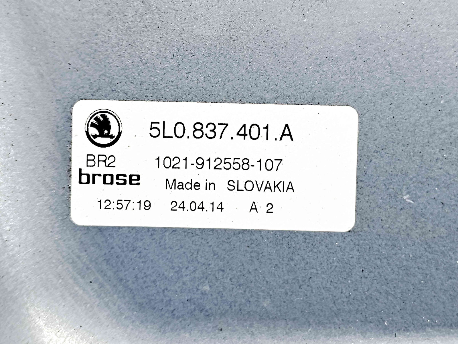 Macara electrica geam stanga fata Skoda Yeti (5L) [Fabr 2009-2020] 5L0837401A - imagine 3