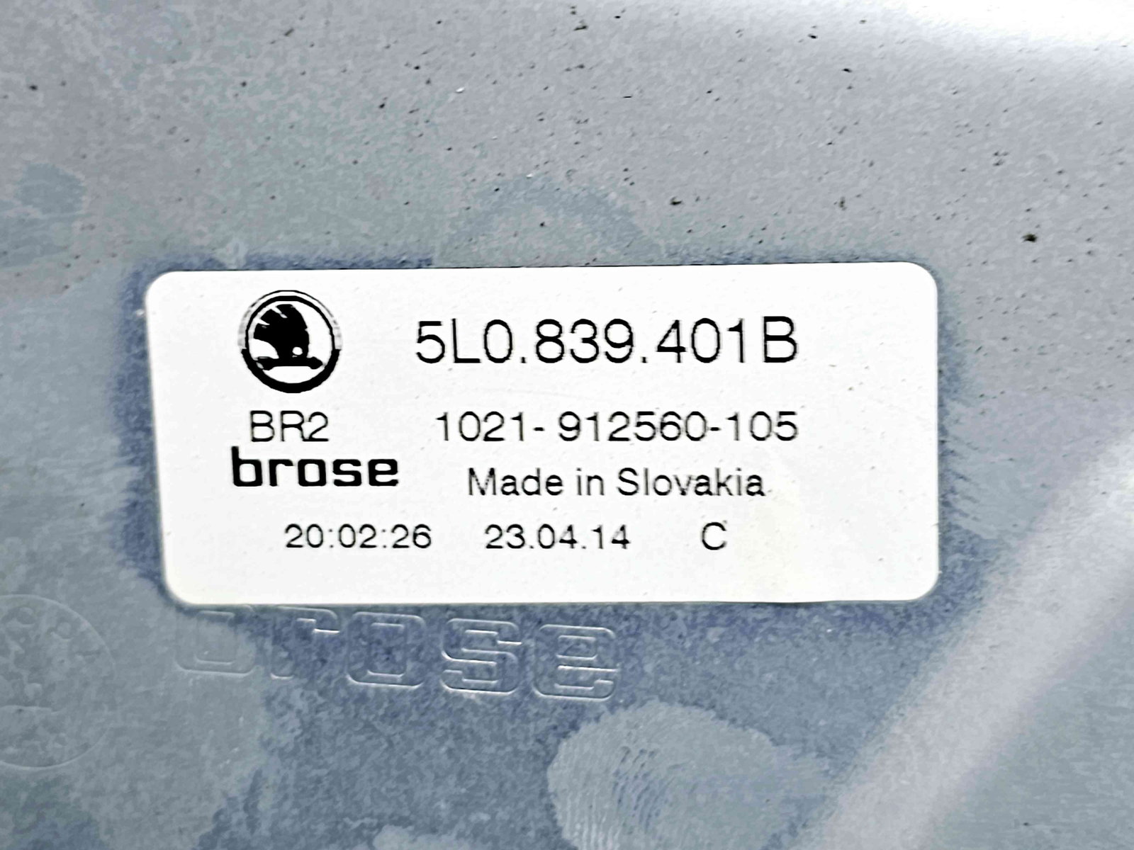 Macara electrica geam stanga spate Skoda Yeti (5L) [Fabr 2009-2020] 5L0839401B - imagine 3