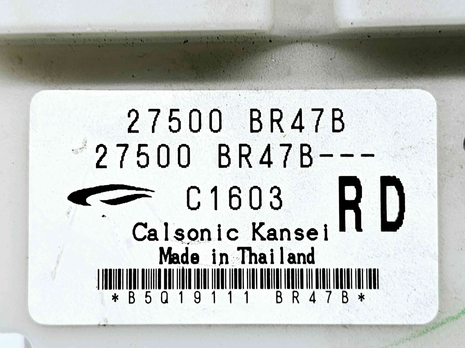 Panou comanda clima Nissan Qashqai [Fabr 2007-2014] 27500BR47B - imagine 3