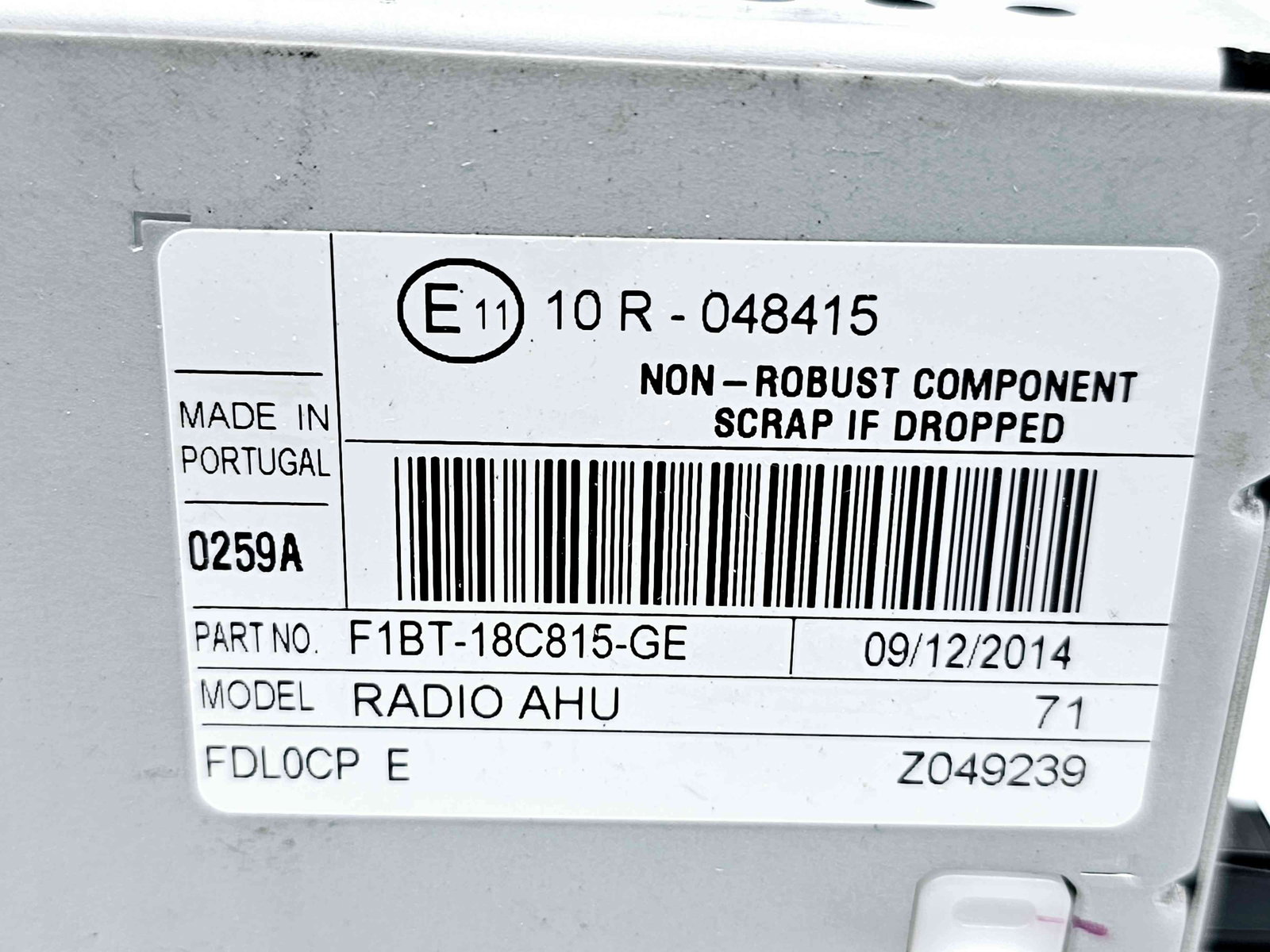 Radio CD Ford Transit Custom (TTF) [Fabr 2012-2016] F1BT-18C815-GE - imagine 4