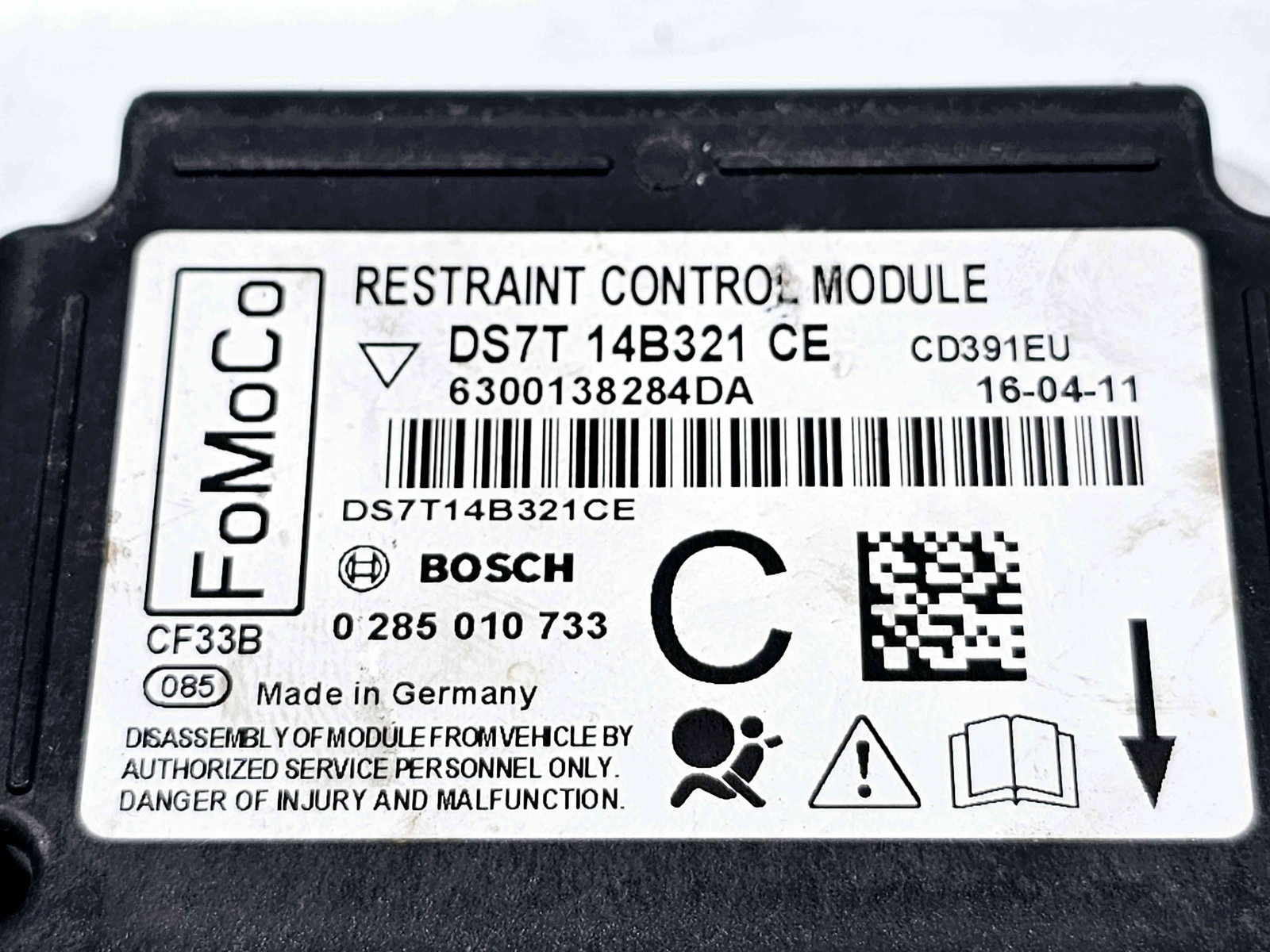 Calculator airbag Ford Mondeo 5 Sedan [Fabr 2014-2022] DS7T-14B321-CE 1.6 TDCI T3WA 85KW / 116CP - imagine 2