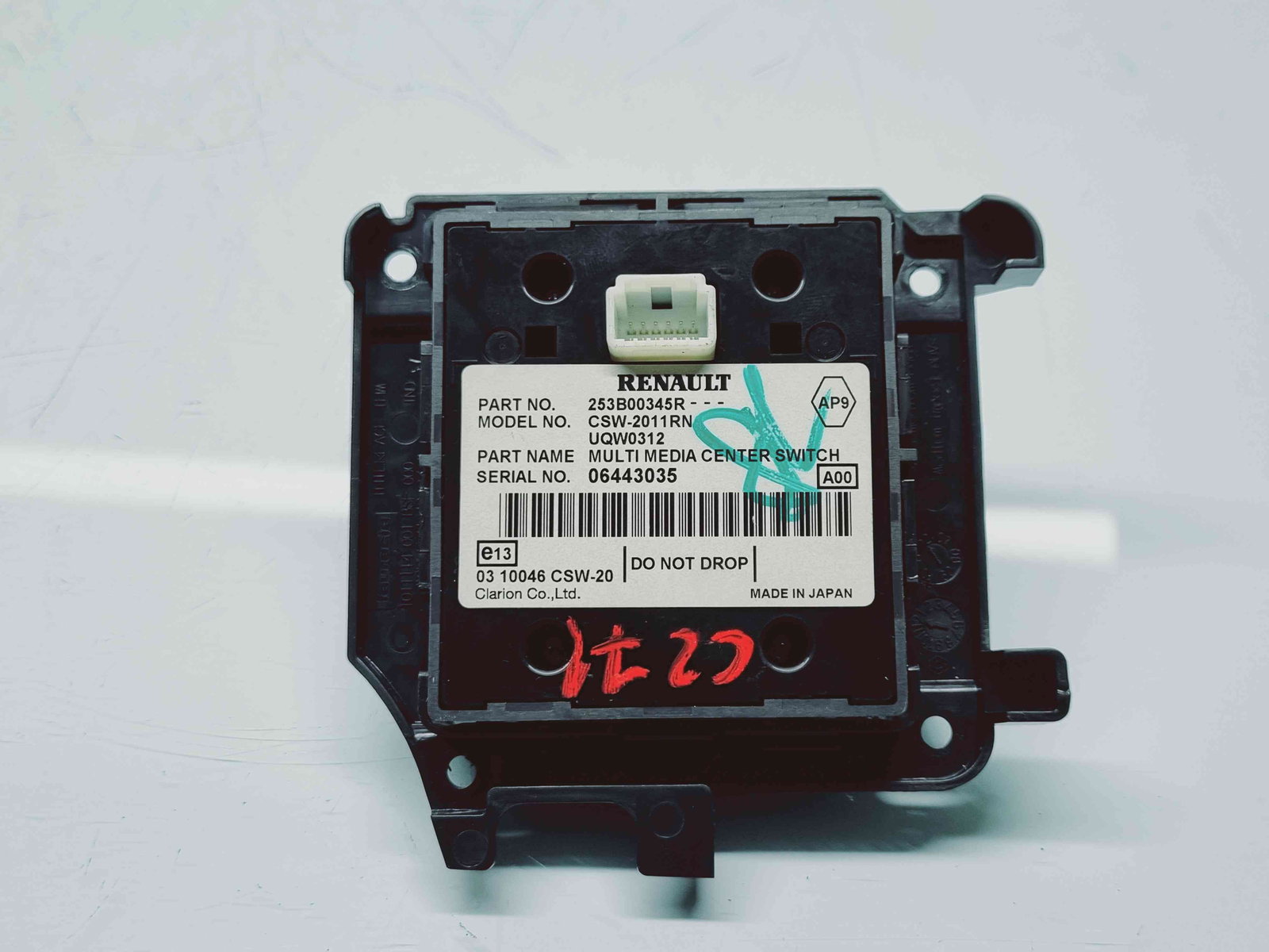 Joystick navigatie Renault Megane 3 Combi [Fabr 2008-2015] 253B00345R - imagine 3