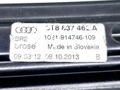 Macara electrica geam dreapta fata Audi A5 Sportback (8TA) [Fabr 2009-2015] 8T8837462A