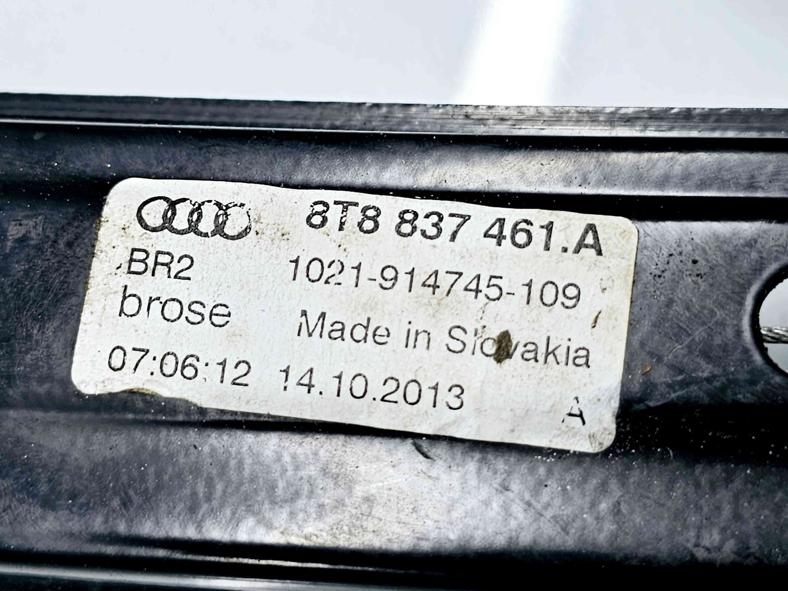 Macara electrica geam stanga fata Audi A5 Sportback (8TA) [Fabr 2009-2015] 8T8837461A - imagine 3