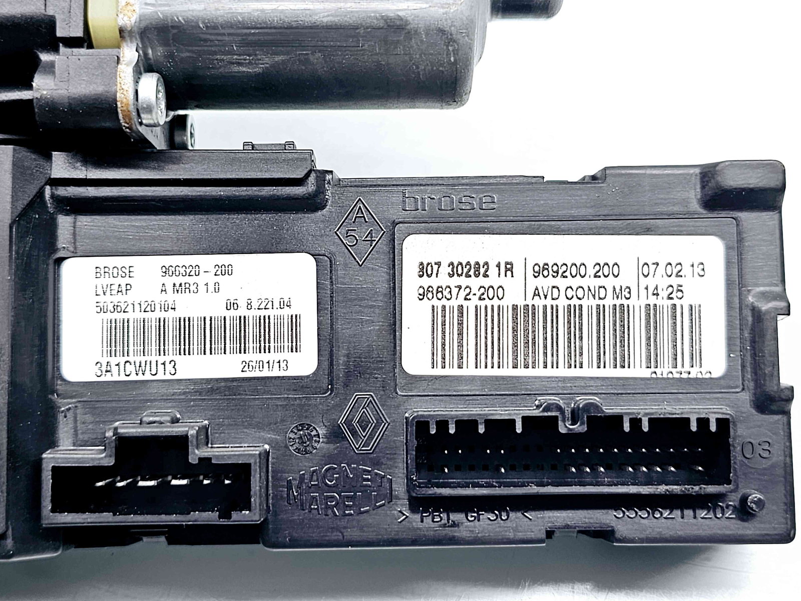 Motoras geam dreapta fata Renault Megane 3 Combi [Fabr 2008-2015] 0130822478 n 807302821R - imagine 3