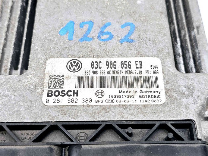 Calculator motor ECU Skoda Octavia 2 Combi (1Z5) [Fabr 2004-2013] 03C906056EB | 0261S02380 1.6 Benz BLF 85KW / 115CP