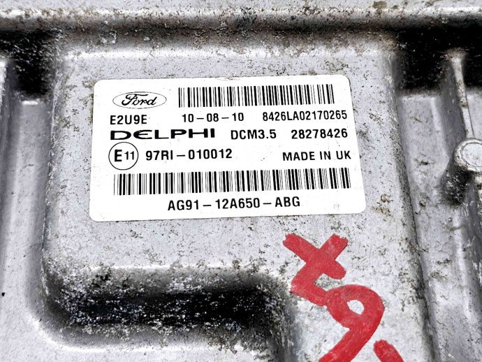 Calculator motor ECU Ford S-Max 1 [Fabr 2006-2014] AG91-12A650-ABG 2.0 TDCI TXBA 103KW / 140CP