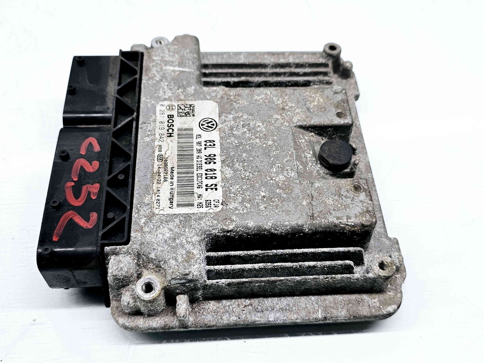 Calculator motor ECU Skoda Yeti (5L) [Fabr 2009-2020] 03L906018SE n 0281019842 2.0 TDI CFJA 125KW / 170CP - imagine 1