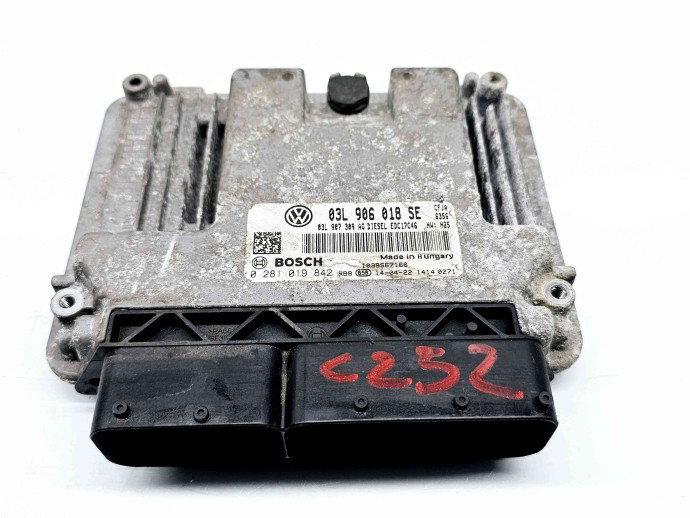 Calculator motor ECU Skoda Yeti (5L) [Fabr 2009-2020] 03L906018SE | 0281019842 2.0 TDI CFJA 125KW / 170CP
