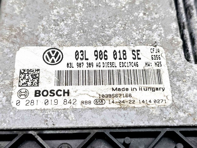 Calculator motor ECU Skoda Yeti (5L) [Fabr 2009-2020] 03L906018SE | 0281019842 2.0 TDI CFJA 125KW / 170CP