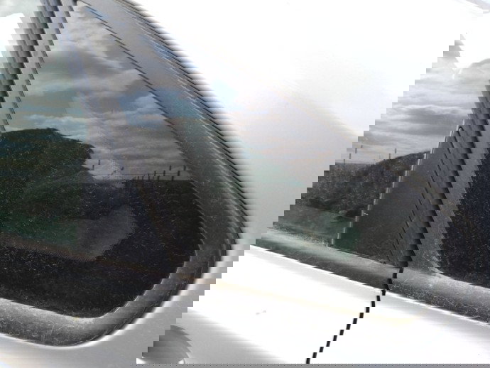 Geam fix stanga spate Volvo S40 2.0 diesel OEM 2004-2012