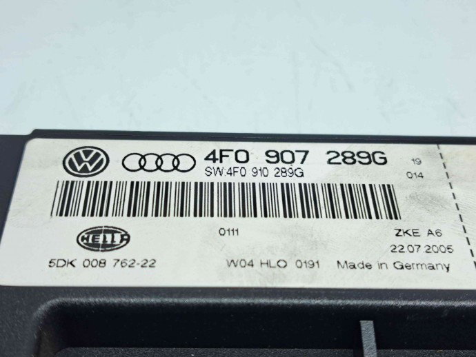 Calculator confort Audi A6 (4F2, C6) [Fabr 2004-2010] 4F0907289G  