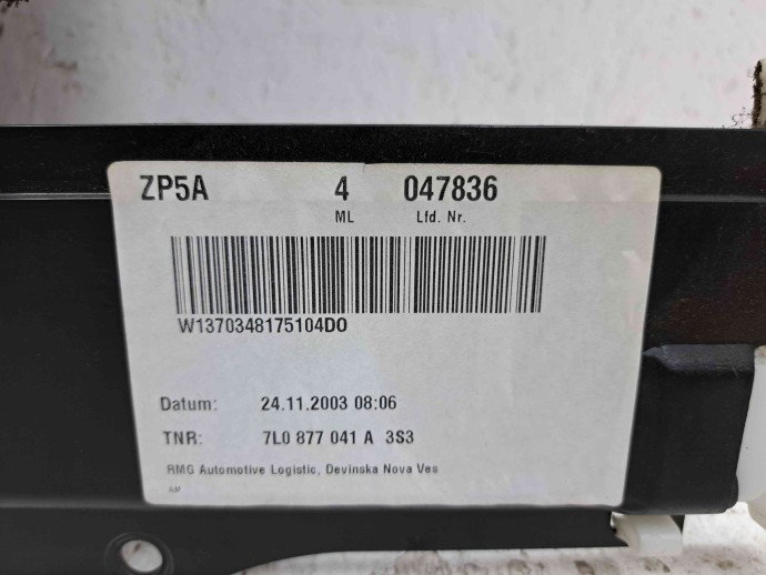 Trapa Volkswagen Touareg (7LA, 7L6) [Fabr 2003-2010] 7L0877041A3