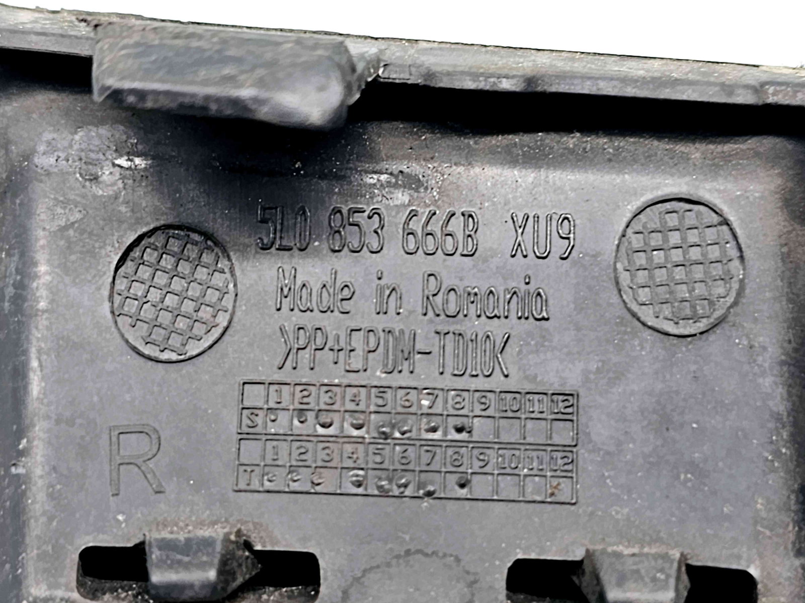 Grila proiector dreapta Skoda Yeti (5L) [Fabr 2009-2020] 5L0853666B - imagine 3