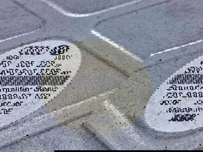  Amplificator audio Audi A6 (4F2, C6) [Fabr 2004-2010] 4F0910223B