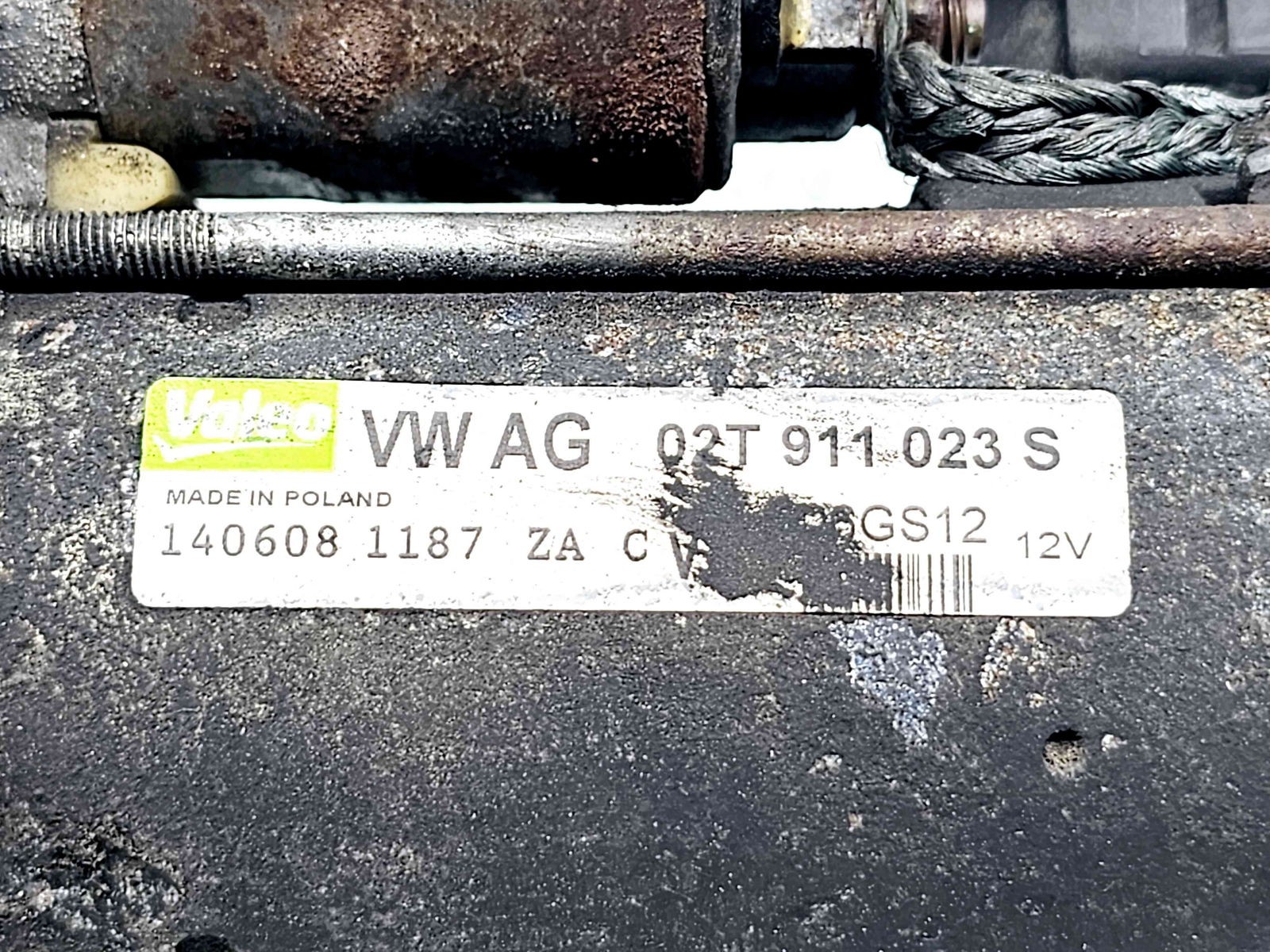 Electromotor 10 dinti Volkswagen Golf 5 (1K1) [Fabr 2004-2008] 02T911023S 1.6 Benz BLF85KW / 115CP - imagine 5