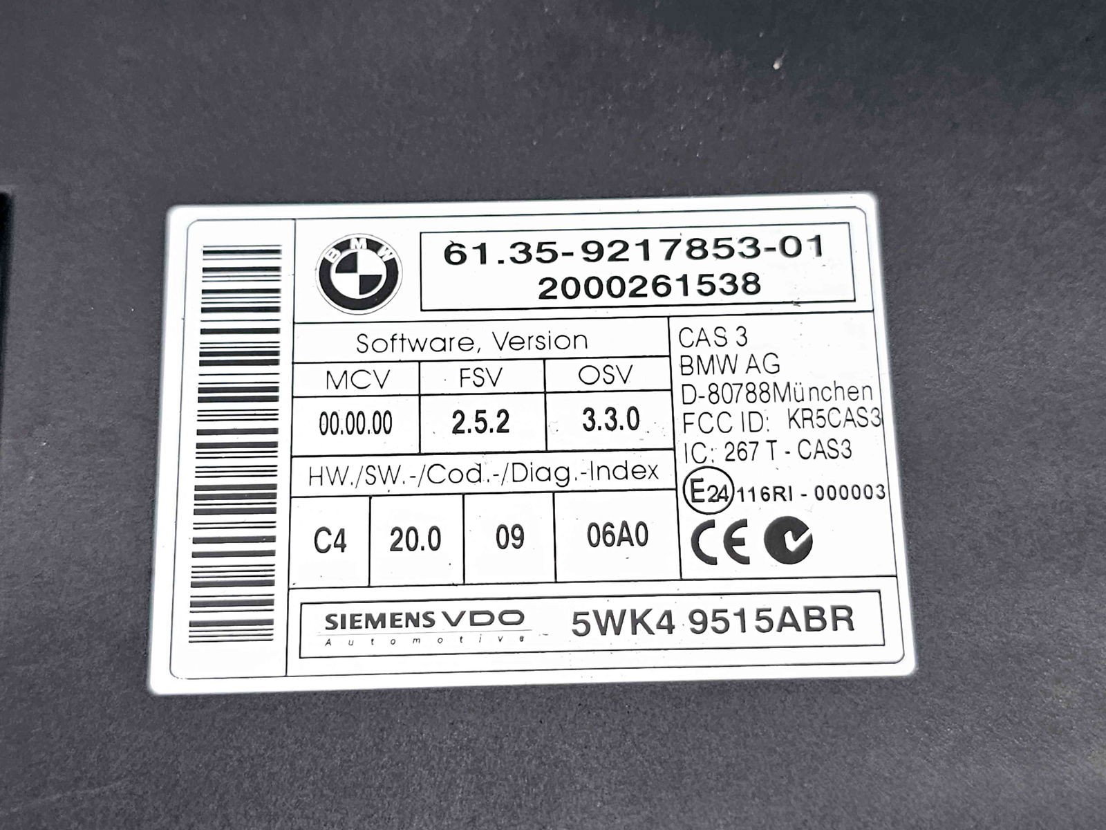 Modul confort Bmw 3 (E90) [Fabr 2005-2011] 9217853 - imagine 4