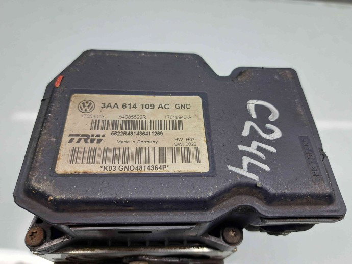 Pompa ABS  Volkswagen Passat CC (357) [Fabr 2008-2012] 3AA614109AC 2.0 TDI CFFB 103KW / 140CP 