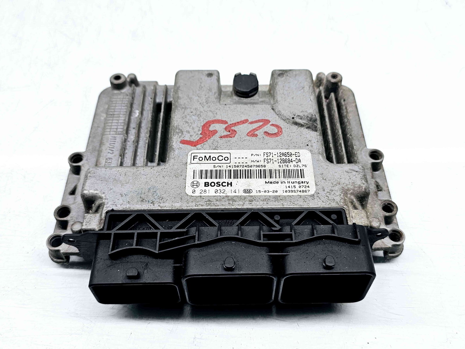 Calculator motor ECU Ford Mondeo 5 Sedan [Fabr 2014-2022] FS71-12A650-ED n 0281032141 1.6 TDCI T3WA 85KW / 116CP - imagine 2