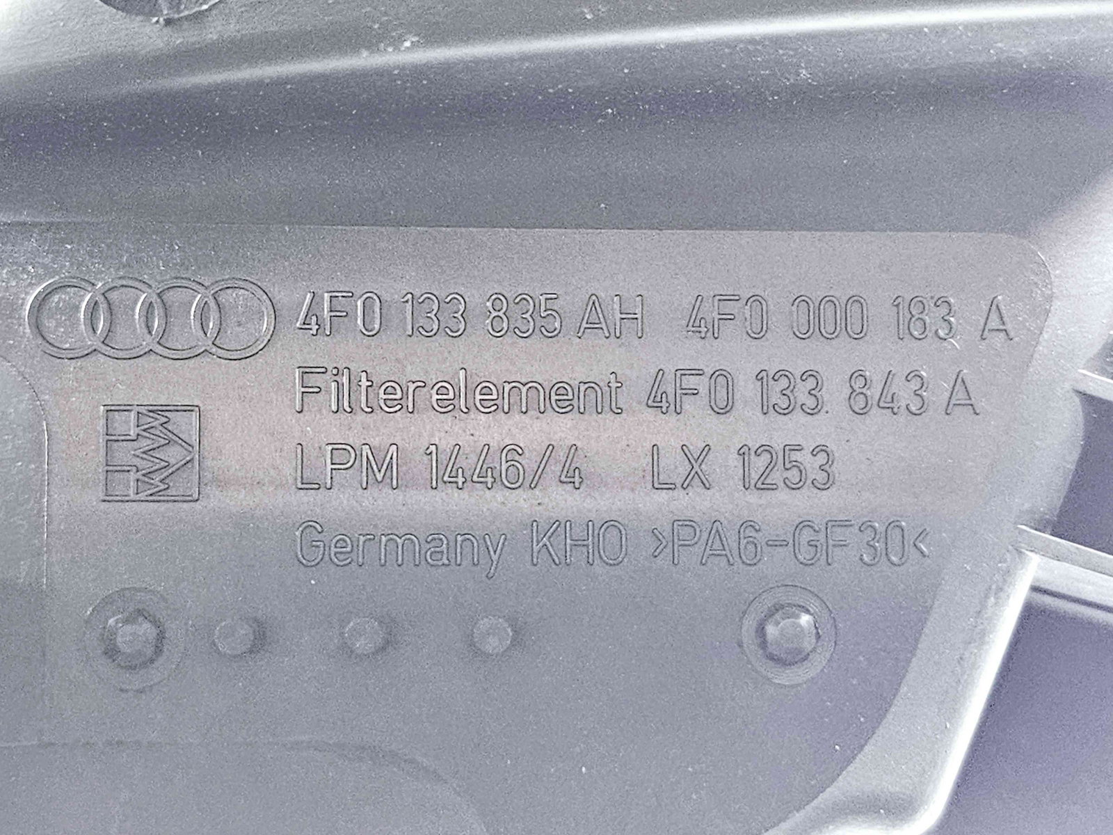 Carcasa filtru aer Audi A6 (4F2, C6) facelift [Fabr 2004-2010] 4F0133835AH 2.0 TDI CAHA 125KW / 170CP - imagine 4