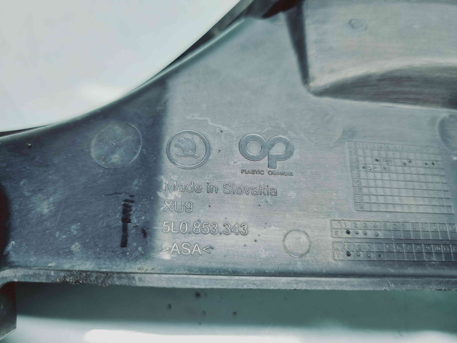 Capac trager Skoda Yeti (5L) [Fabr 2009-2020] 5L0853343 - imagine 5