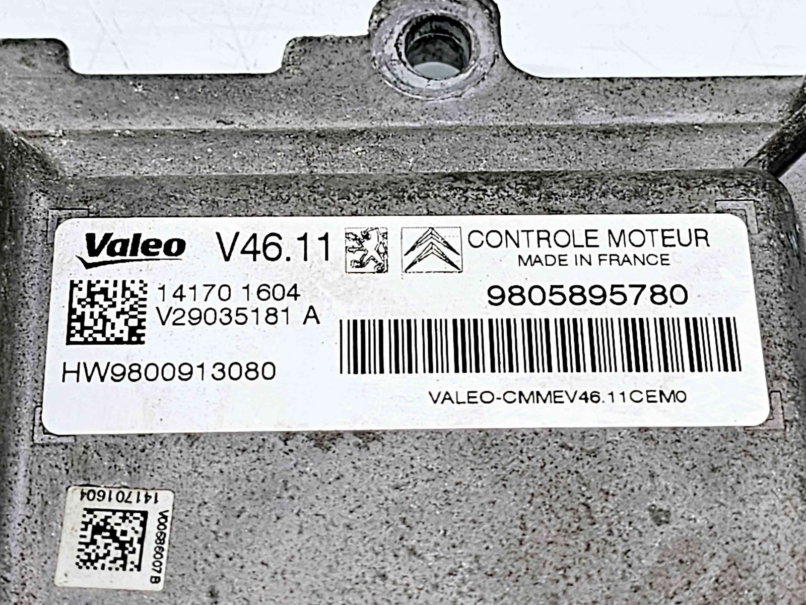 Calculator motor ECU PEUGEOT 208 [Fabr 2012-prezent] 9805895780 1.2 Benz EB2 60KW / 82CP - imagine 3