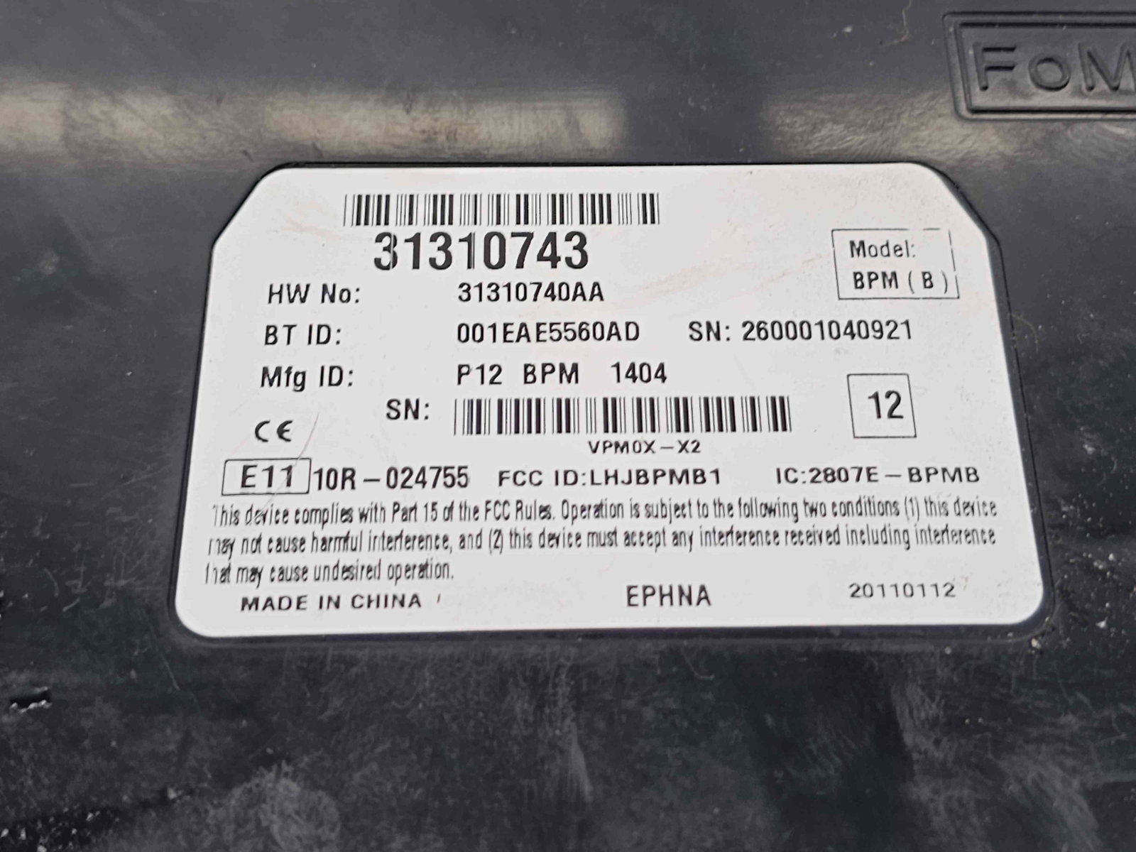 Modul bluetooth Volvo XC90 [Fabr 2002-2014] 31310743 - imagine 3