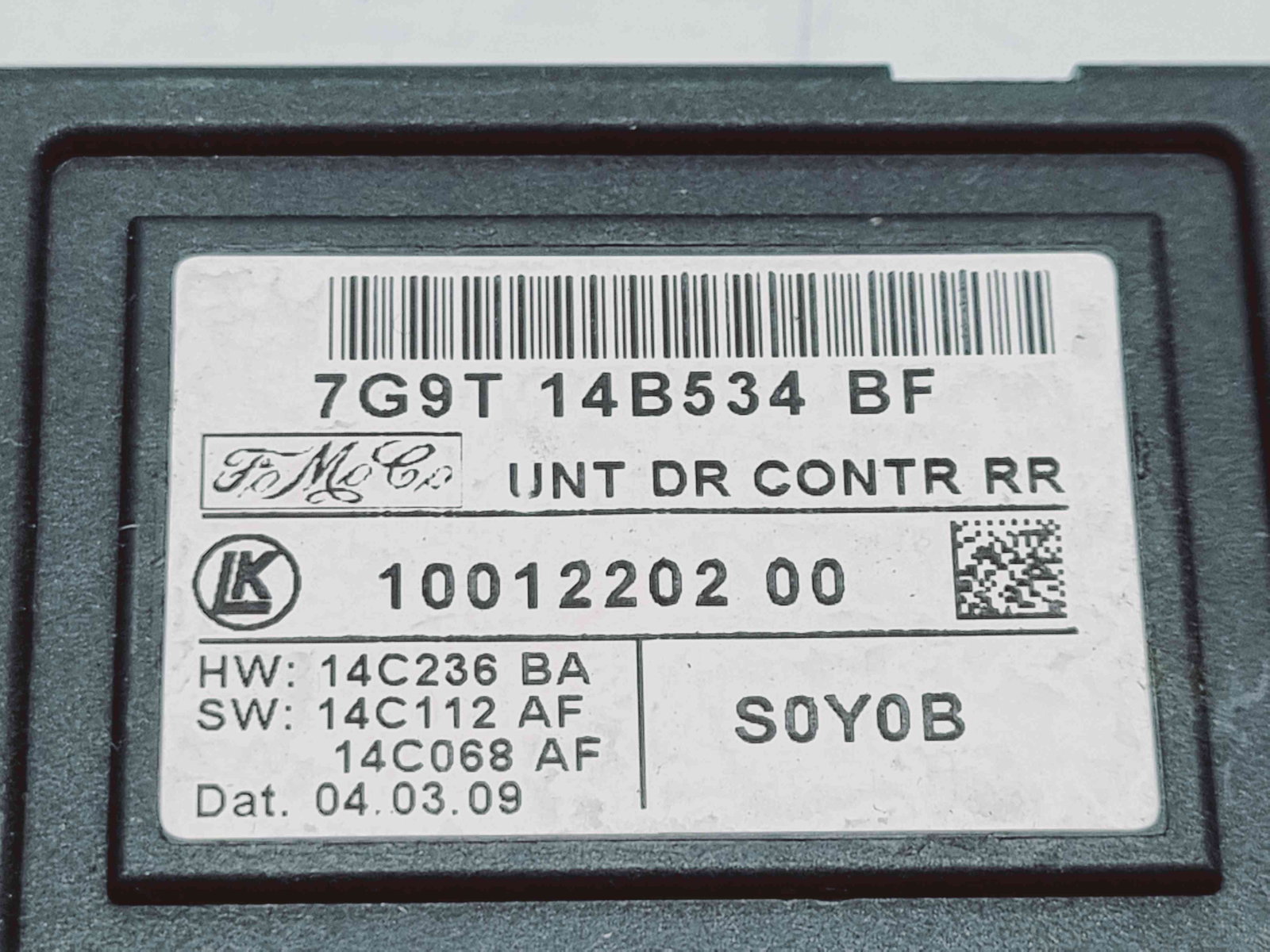 Modul confort Ford Mondeo 4 Turnier [Fabr 2007-2015] 7G9T-14B534-BF - imagine 2