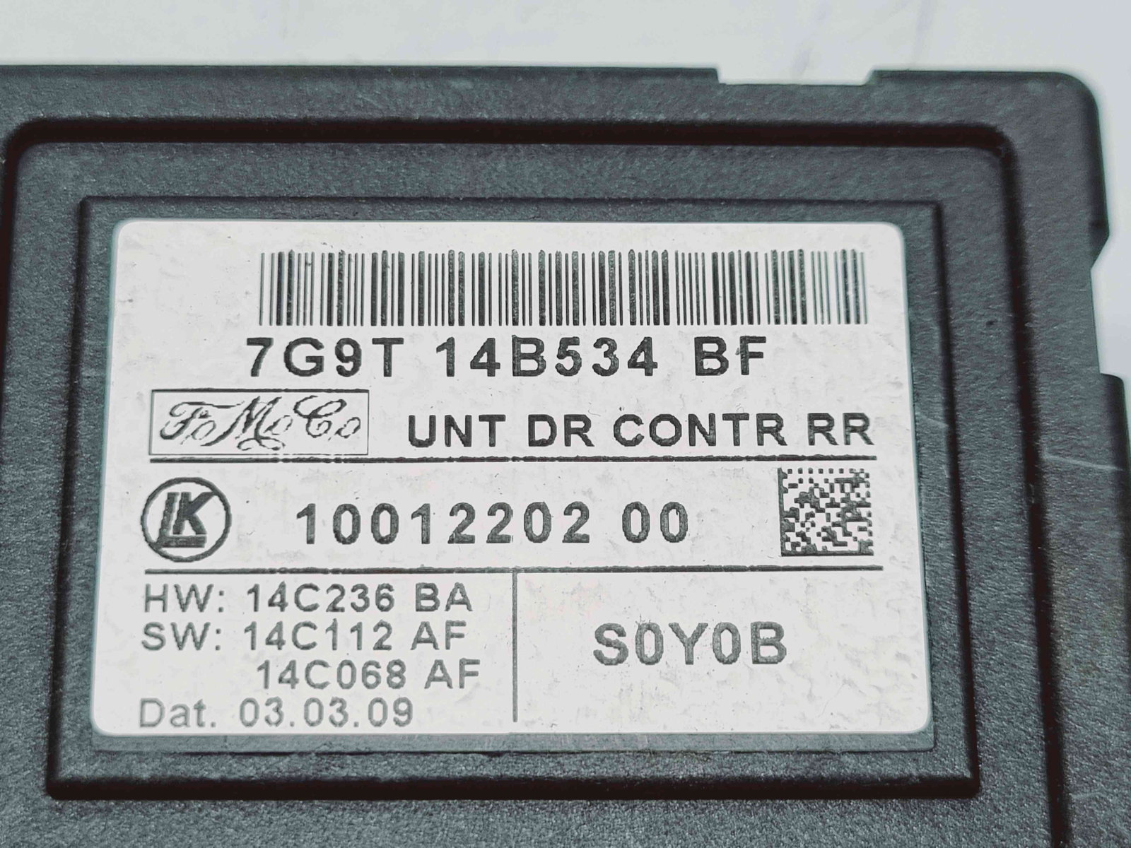 Modul confort Ford Mondeo 4 Turnier [Fabr 2007-2015] 7G9T-14B534-BF - imagine 2