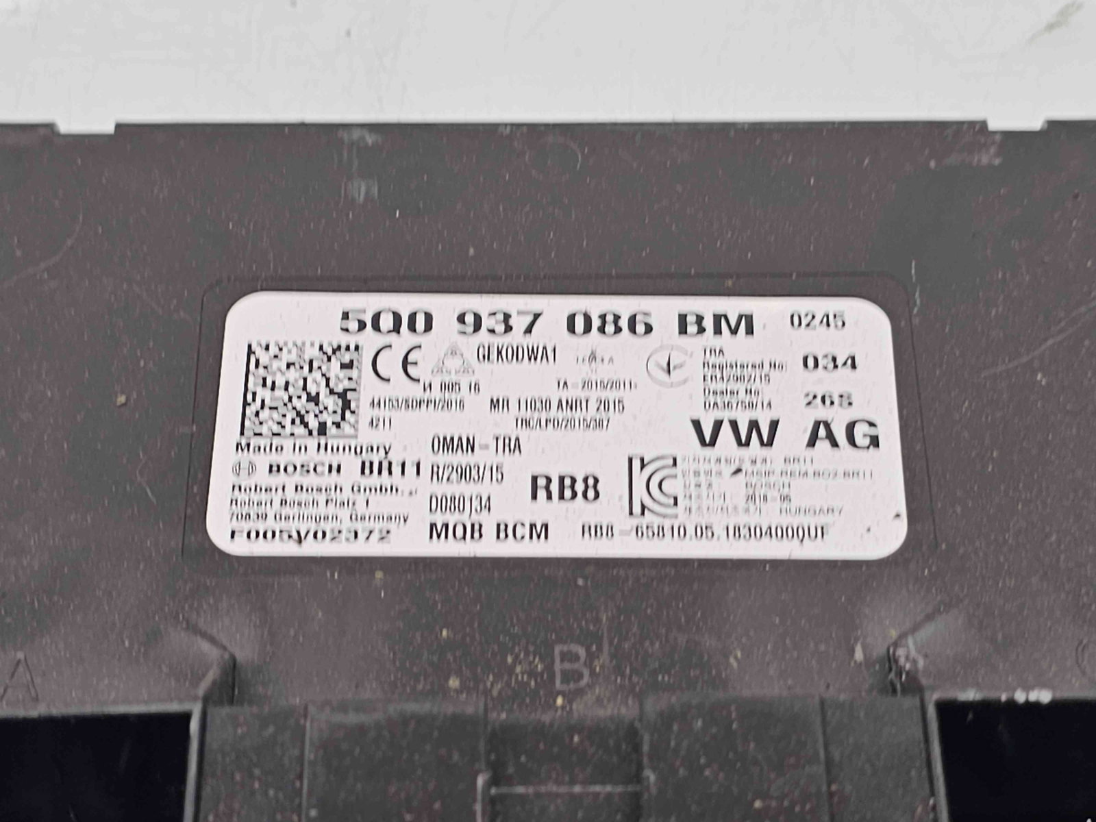 Modul confort Volkswagen Passat B8 (3G2) [Fabr 2015-prezent] 5Q0937086BM - imagine 2
