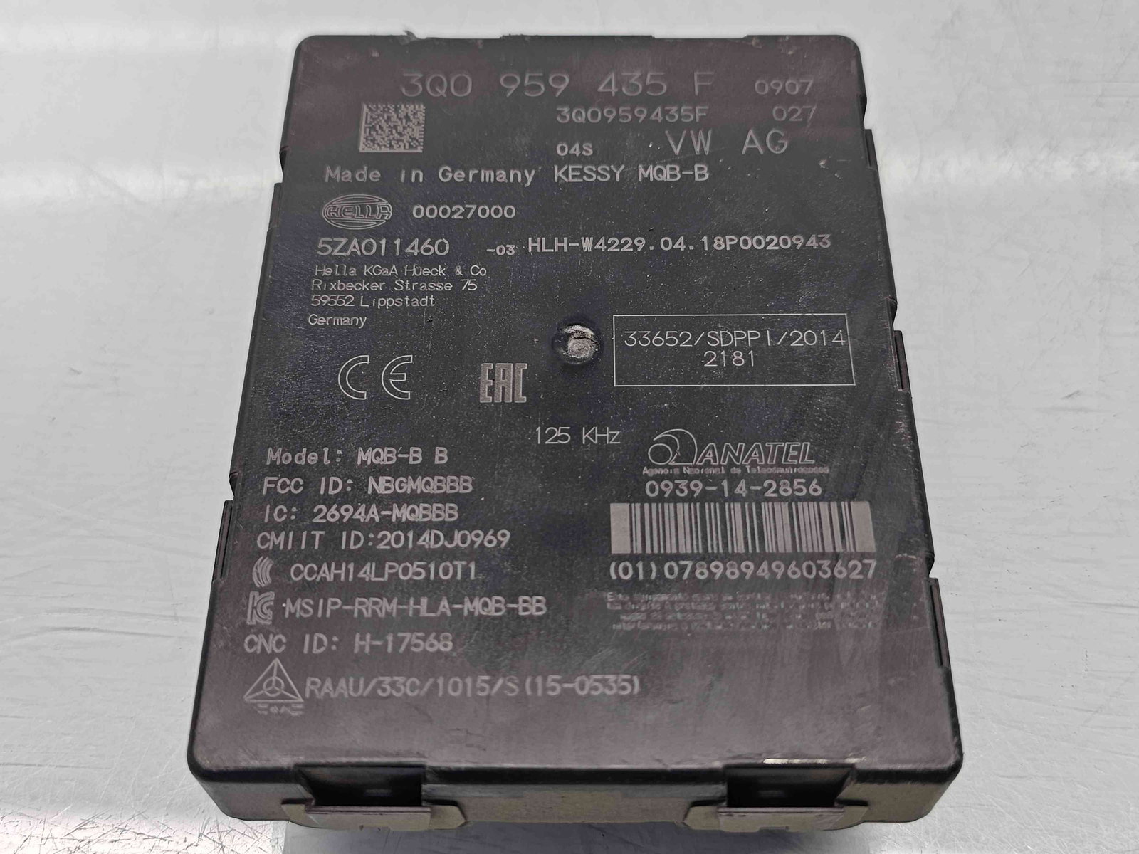 Modul control Keyless Entry Volkswagen Passat B8 (3G2) [Fabr 2015-prezent] 3Q0959435F - imagine 3
