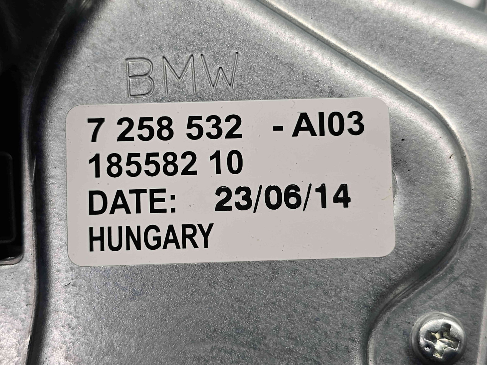 Motoras stergator haion Bmw 1 (F20) [Fabr 2011-2017] 7258532 - imagine 4