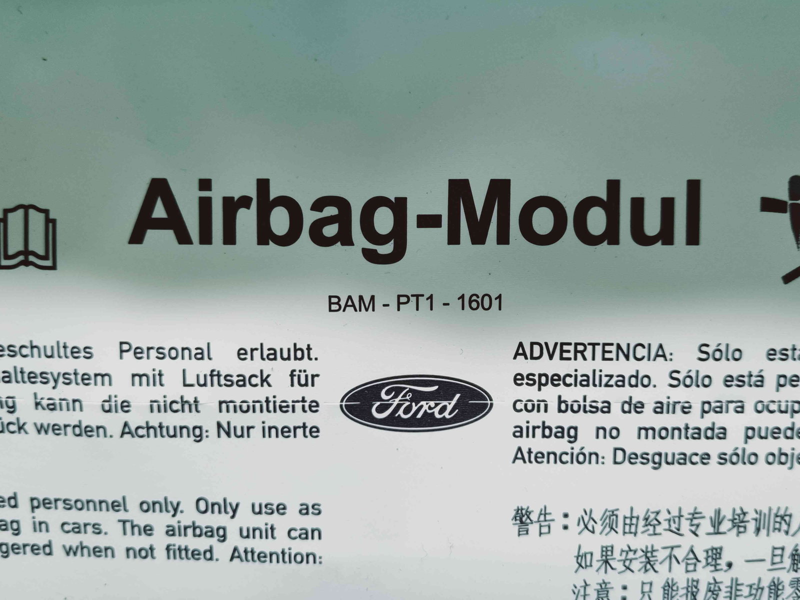 Airbag pasager Ford Galaxy 2 [Fabr 2006-2015] BAMPT11601 - imagine 4