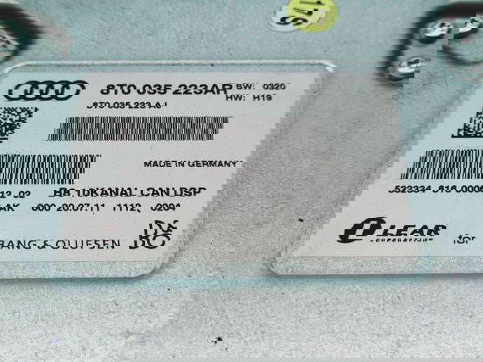  Amplificator audio Audi A4 (8K5, B8) Avant [Fabr 2008-2015] 8T0035223AR