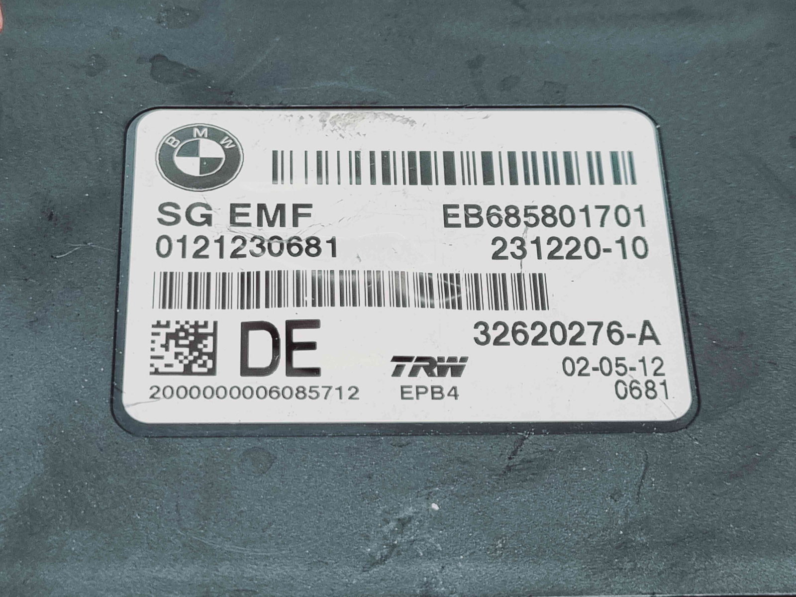 Calculator frana de mana Bmw 5 Touring (F11) [Fabr 2011-2016] 6858017 2.0 N47D20 135KW / 184CP - imagine 2