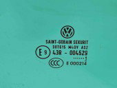 Geam usa dreapta fata Volkswagen Jetta 4 (162,163) [Fabr 2010-2016] OEM
