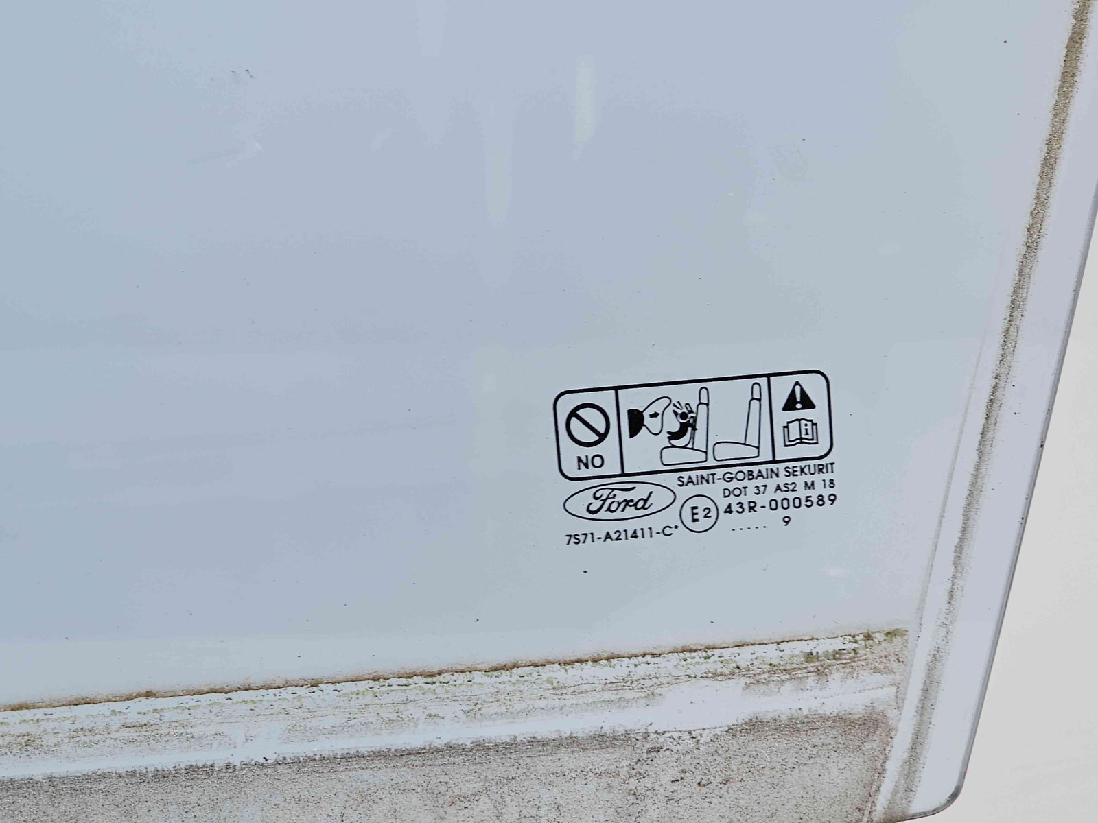 Geam usa stanga fata Ford Mondeo 4 Turnier [Fabr 2007-2015] OEM - imagine 2