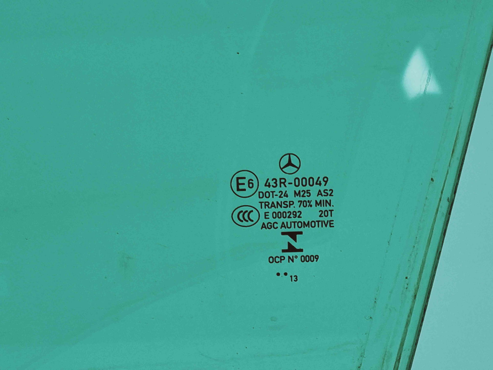 Geam usa stanga fata Mercedes Clasa A (W176) [Fabr 2012-2018] OEM - imagine 2