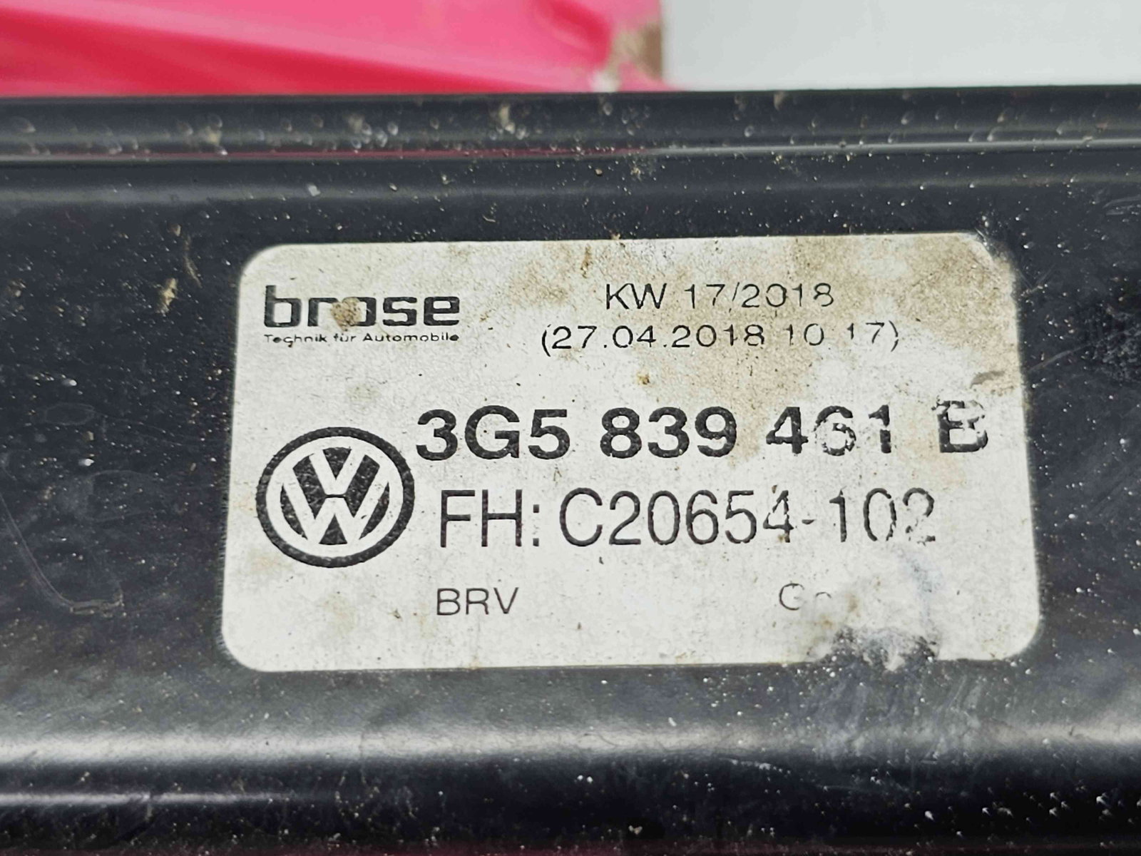 Macara electrica geam stanga spate Volkswagen Passat B8 (3G2) [Fabr 2015-prezent] 3G5839461B - imagine 2