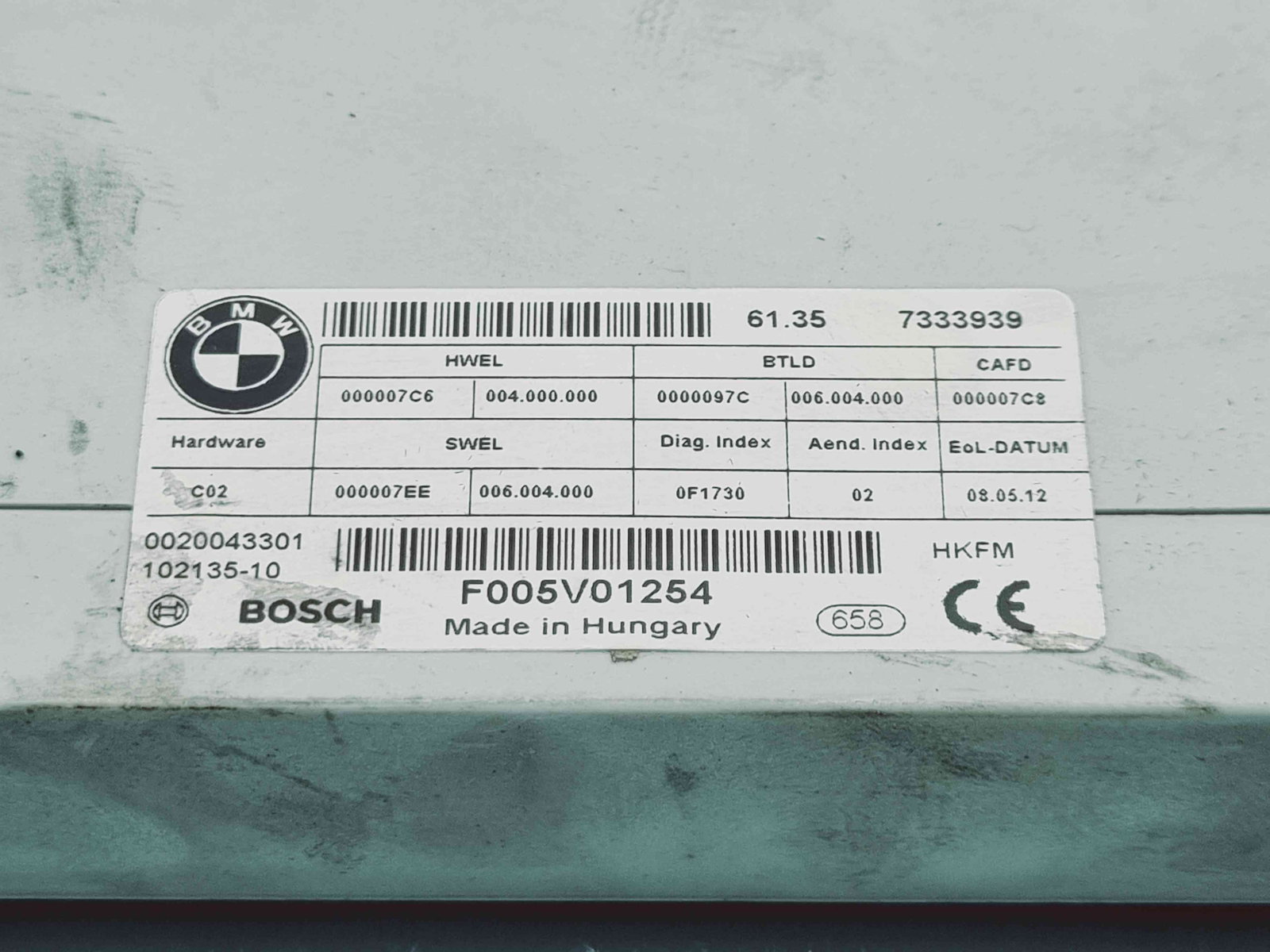 Modul confort Bmw 5 Touring (F11) [Fabr 2011-2016] 7333939 - imagine 2