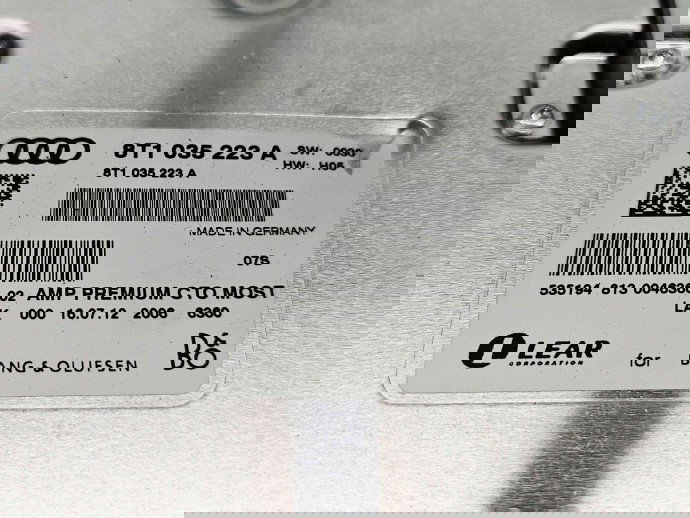  Amplificator audio Audi A4 (8K2, B8.5) Facelift [Fabr 2008-2015] 8T1035223A