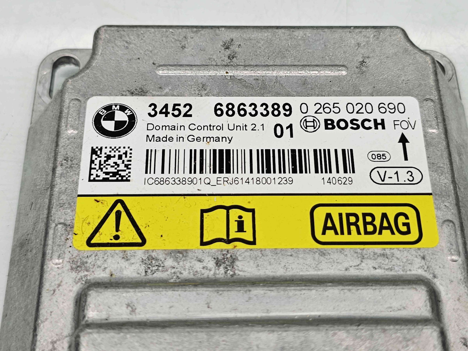 Calculator airbag Bmw 1 (F20) [Fabr 2011-2017] 6863389 2.0 N47D20 105KW / 143CP - imagine 3