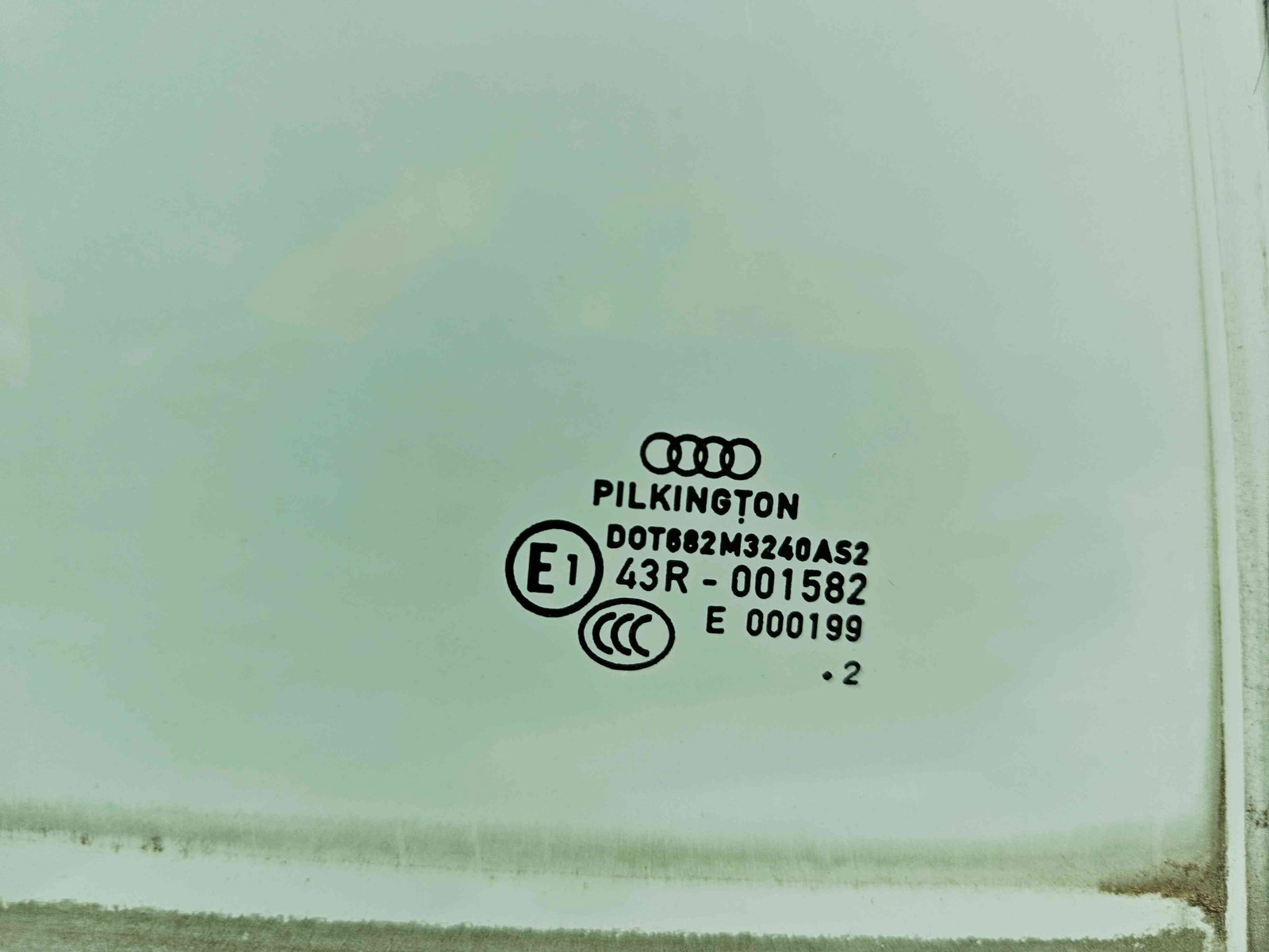 Geam usa dreapta spate Audi A4 (8K2, B8.5) Facelift [Fabr 2008-2015] OEM - imagine 2