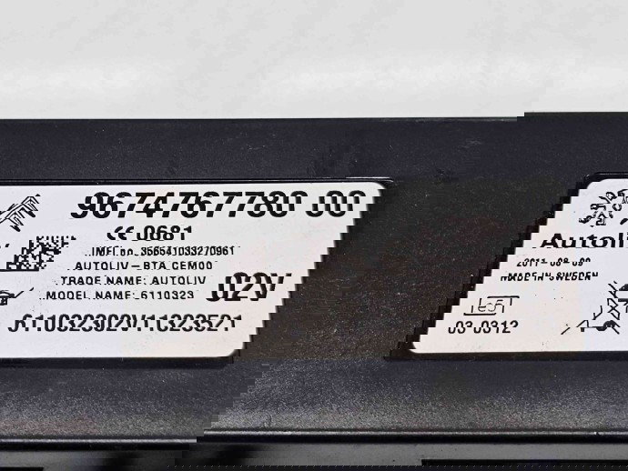  Modul bluetooth Peugeot 508 Break GT [Fabr 2010-2018] 9674767780